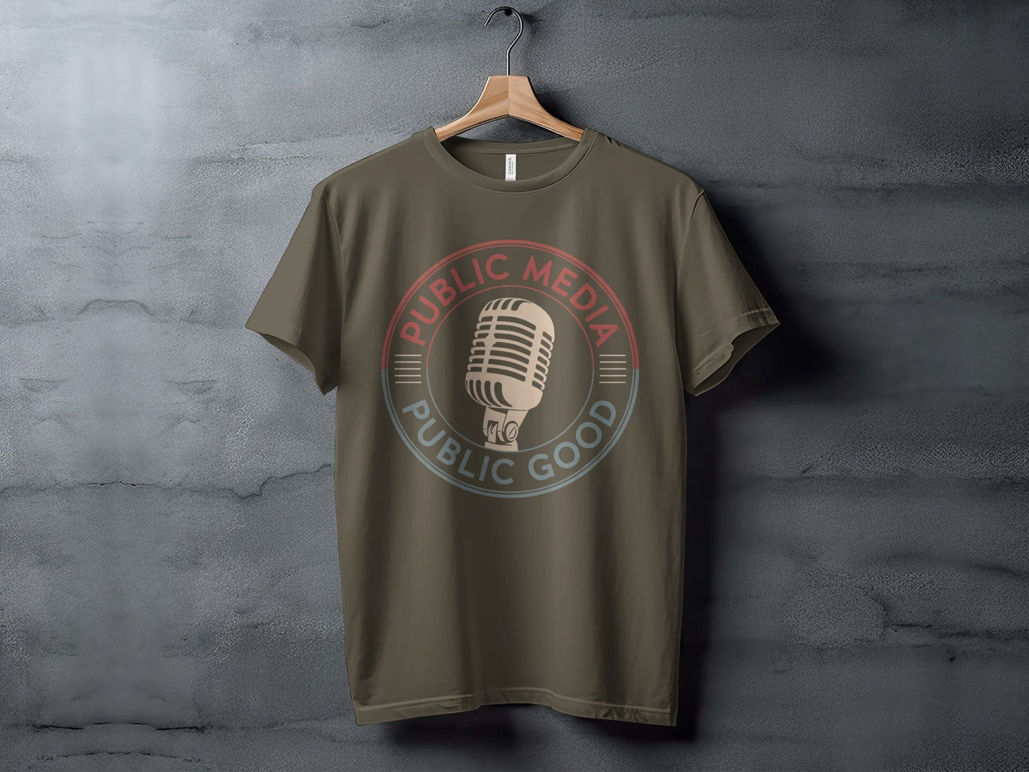 Public Media Public Good Tee XS / Army