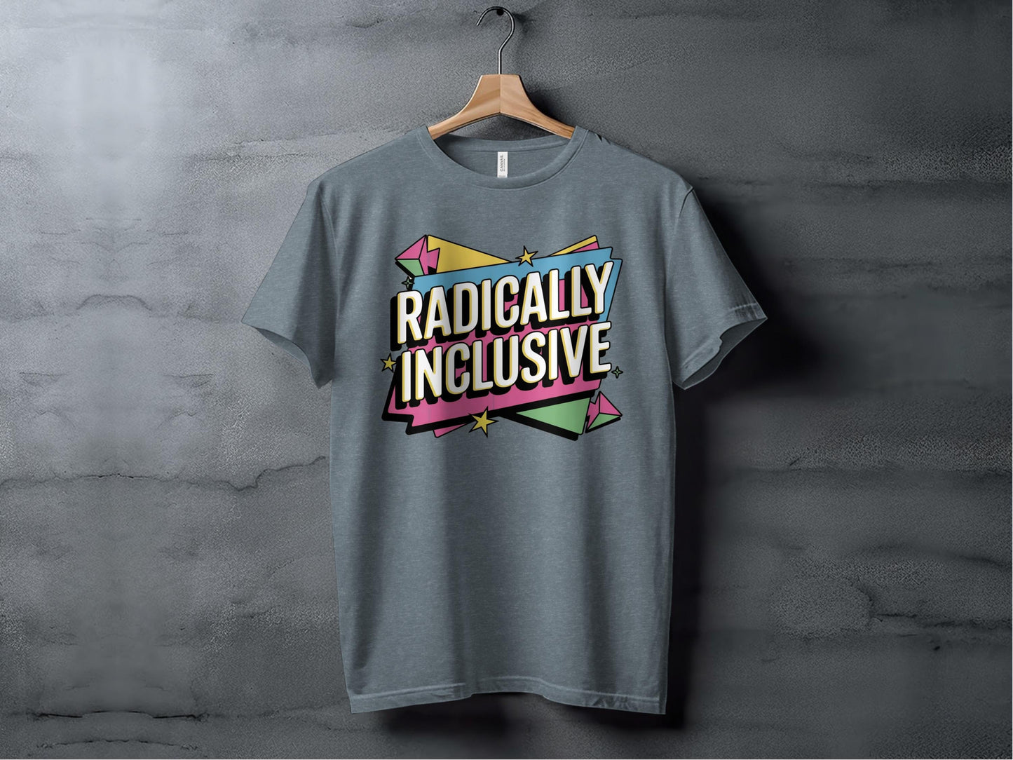 Radically Inclusive Tee XS / Heather Slate