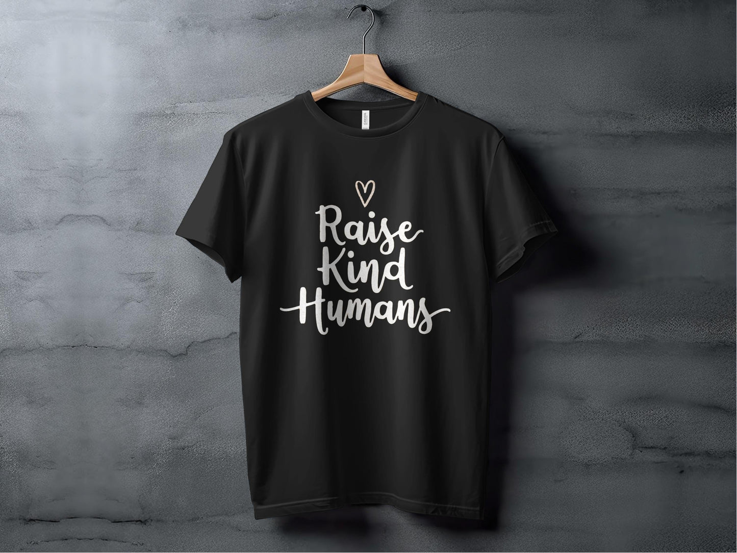 Raise Kind Humans Tee XS / Black