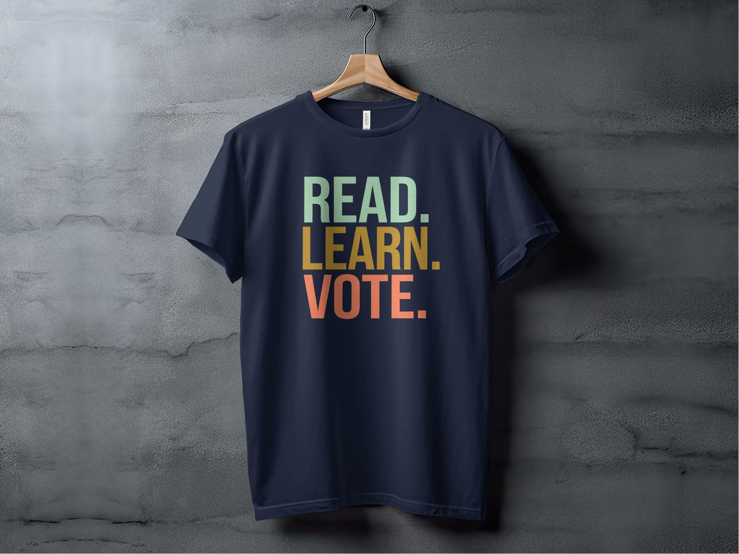 Read Learn Vote Tee XS / Navy