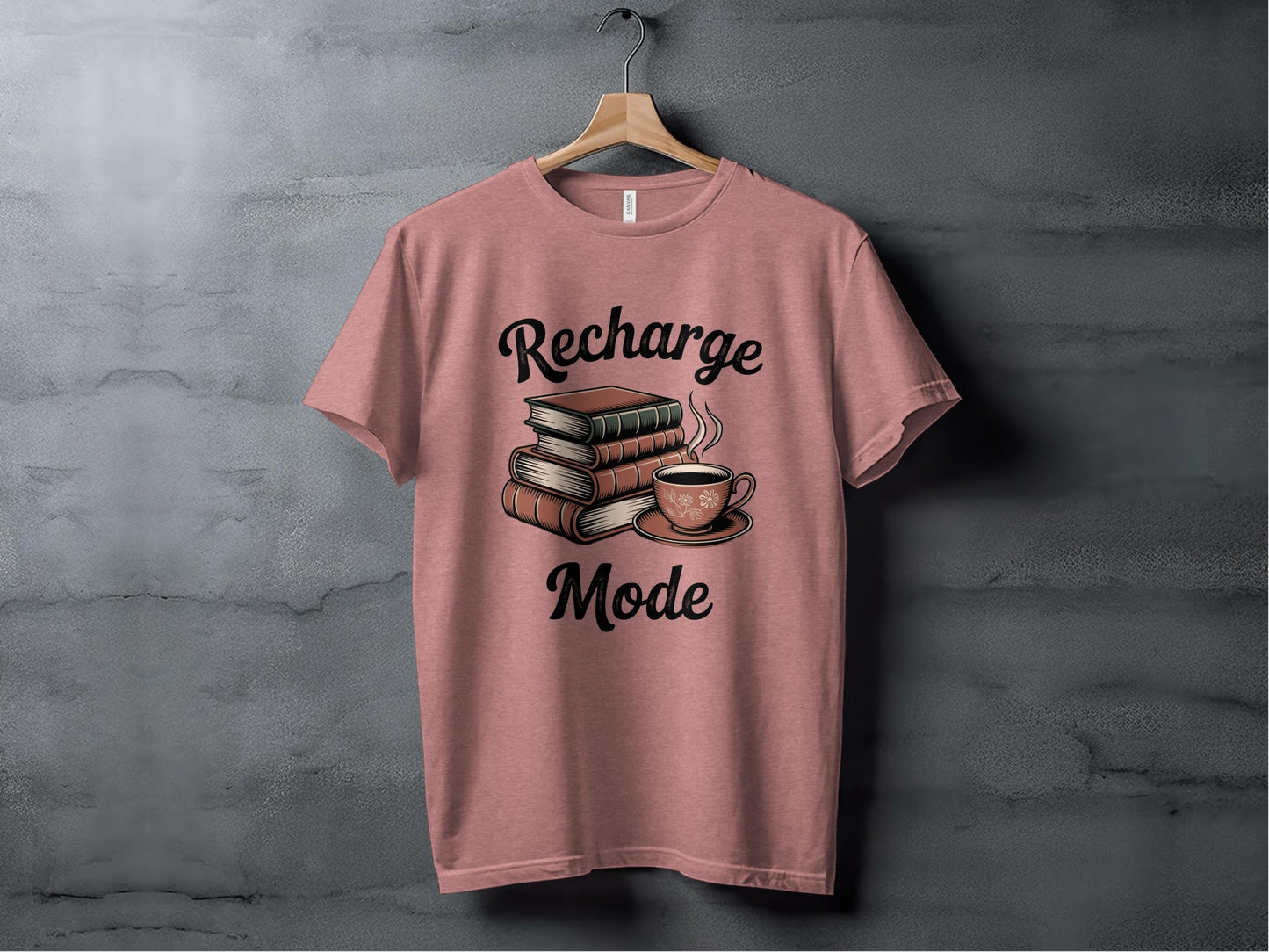 Recharge Mode Tee XS / Heather Mauve