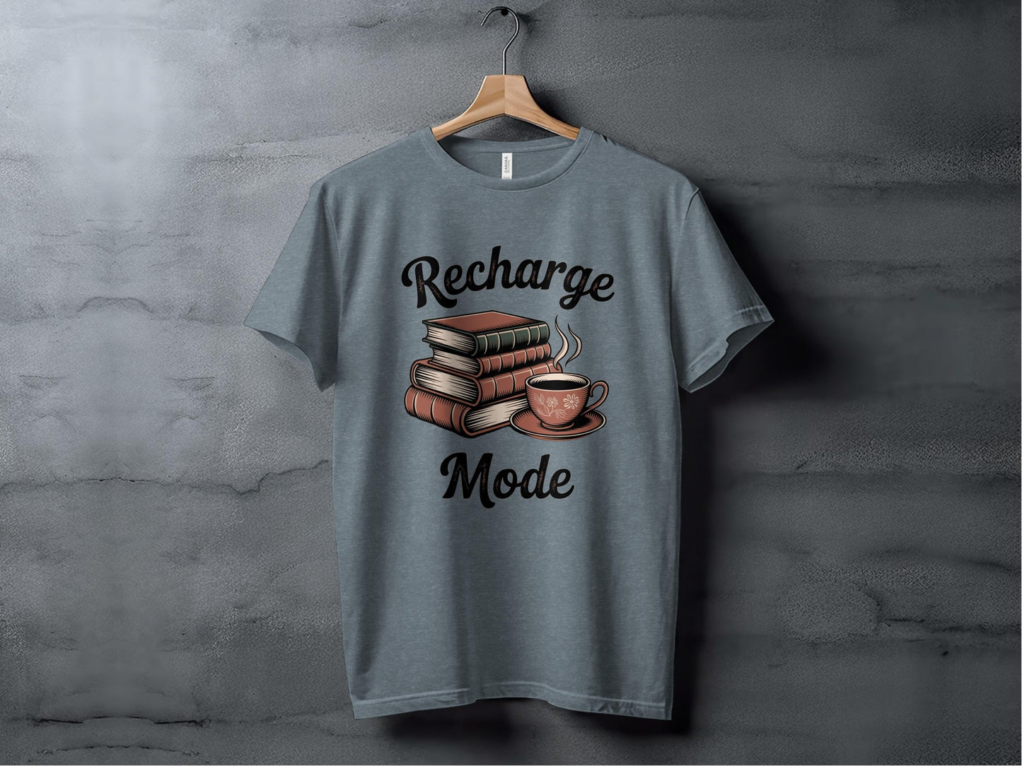 Recharge Mode Tee XS / Heather Slate