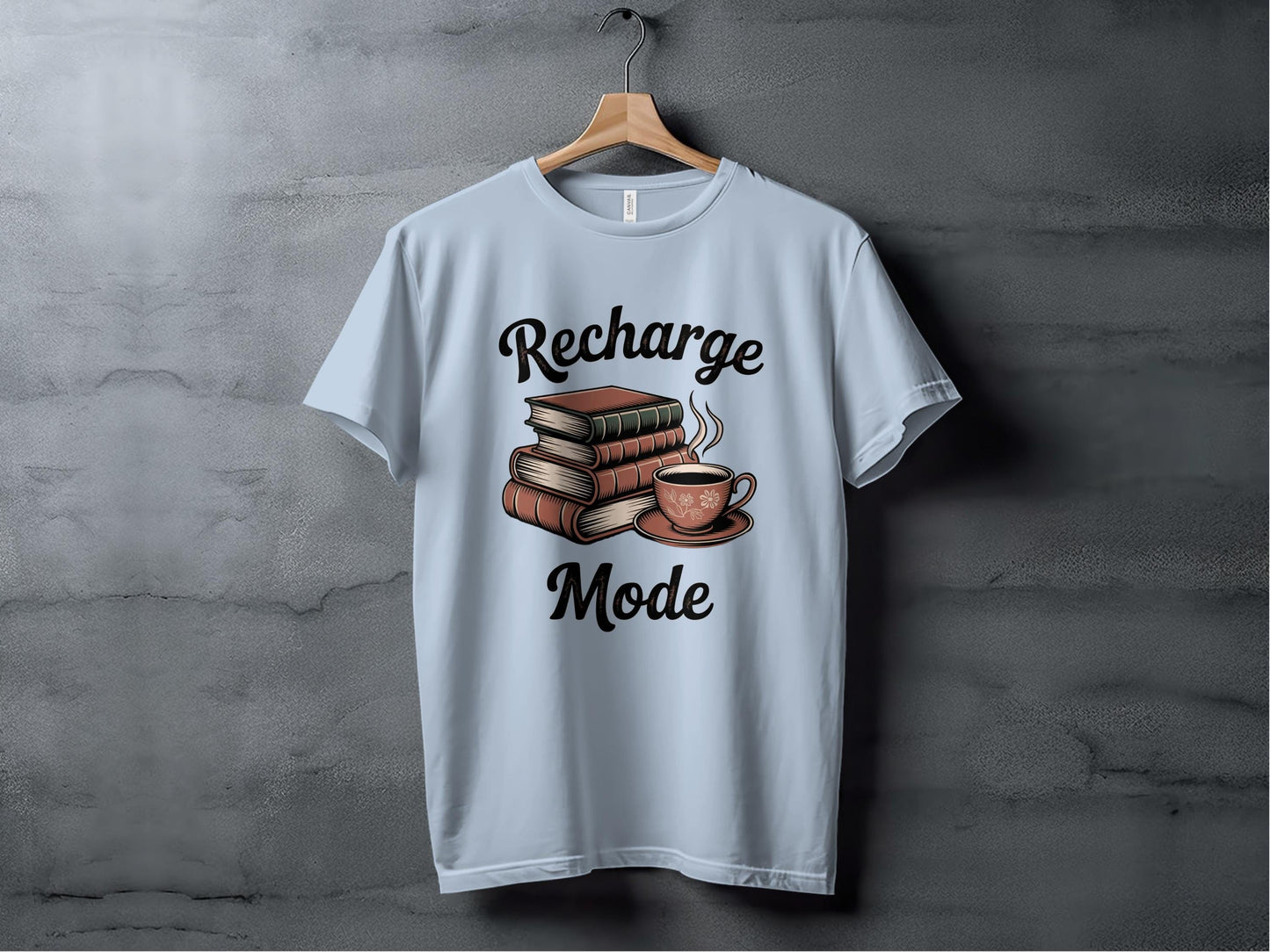 Recharge Mode Tee XS / Light Blue
