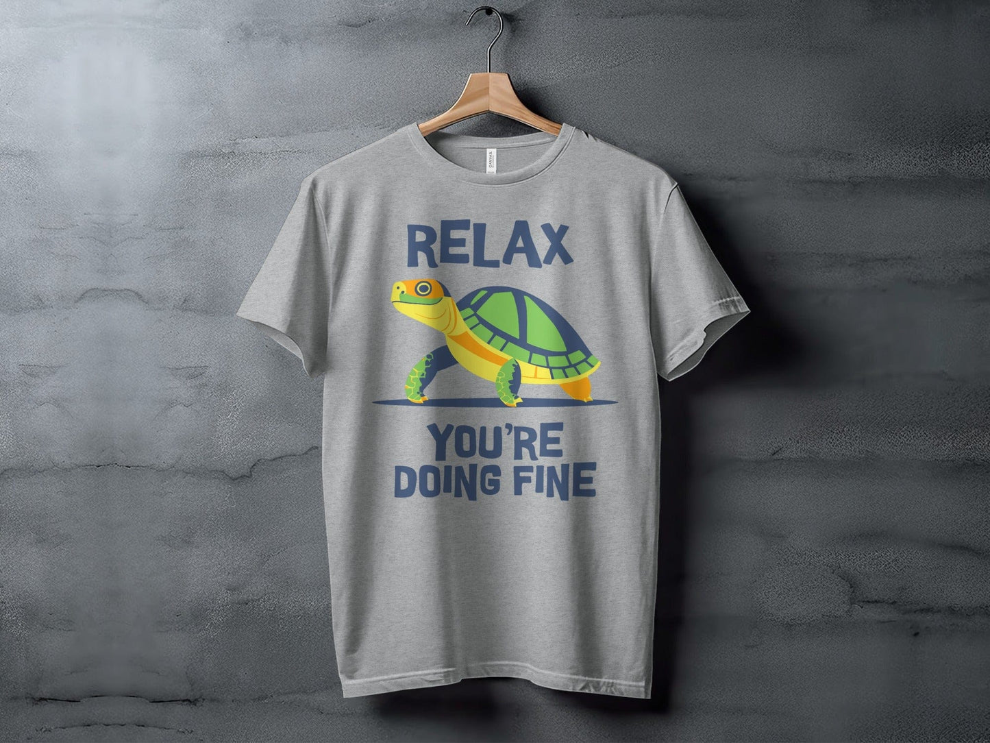Relax, You’re Doing Fine Tee XS / Athletic Heather