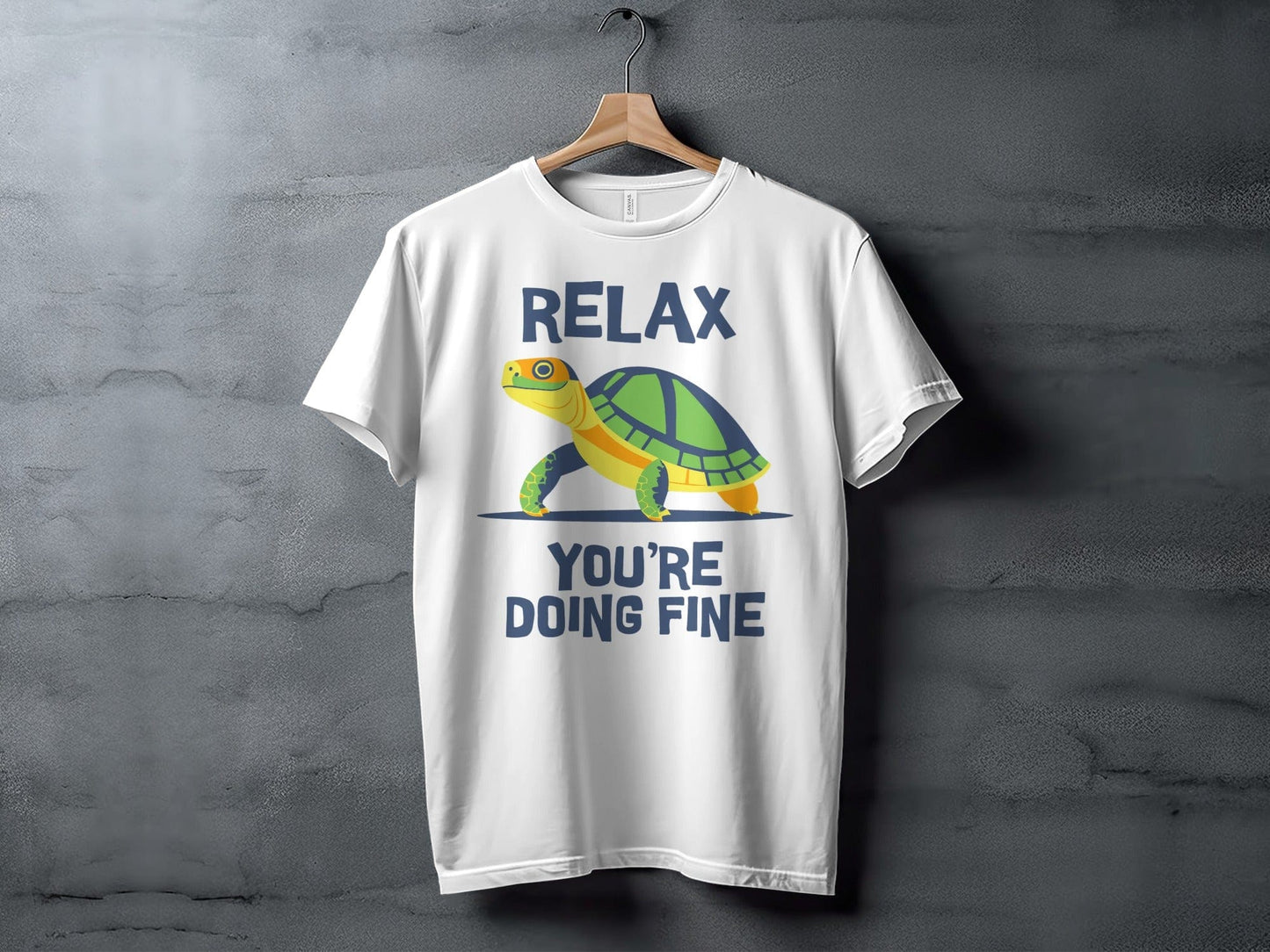 Relax, You’re Doing Fine Tee XS / White