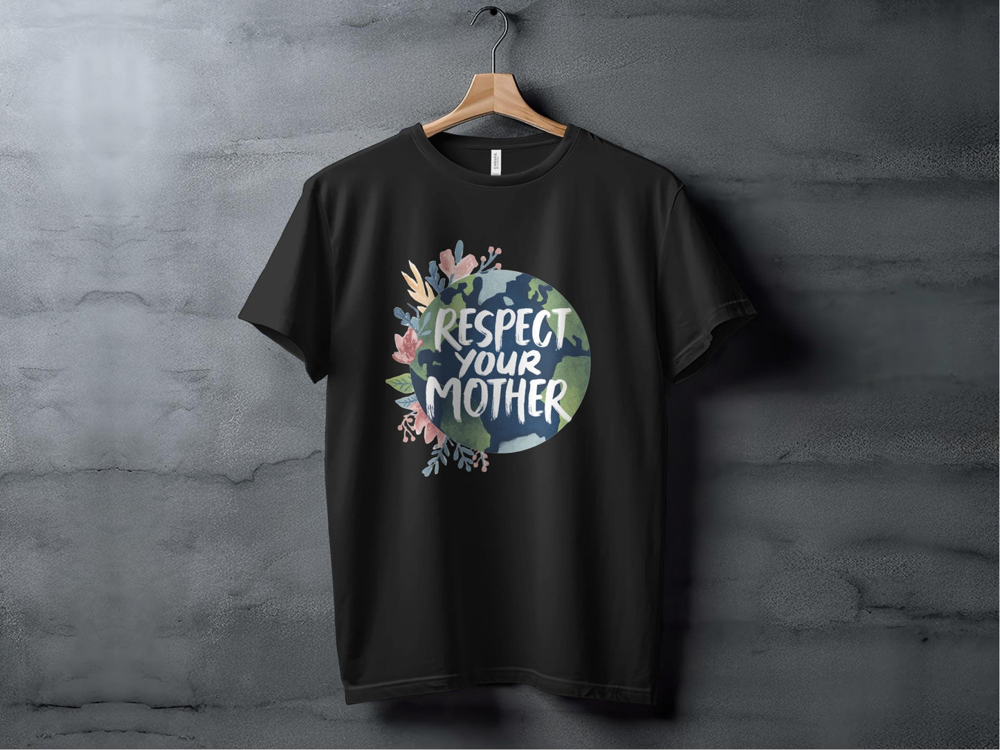 Respect Your Mother Earth Tee XS / Black