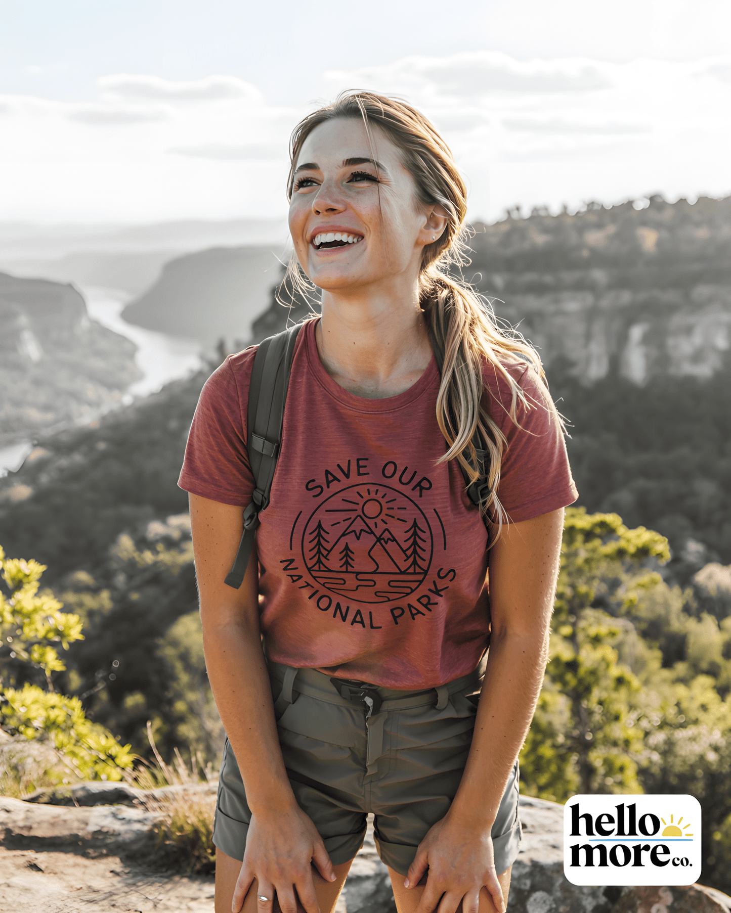 Save Our National Parks Line Art Tee