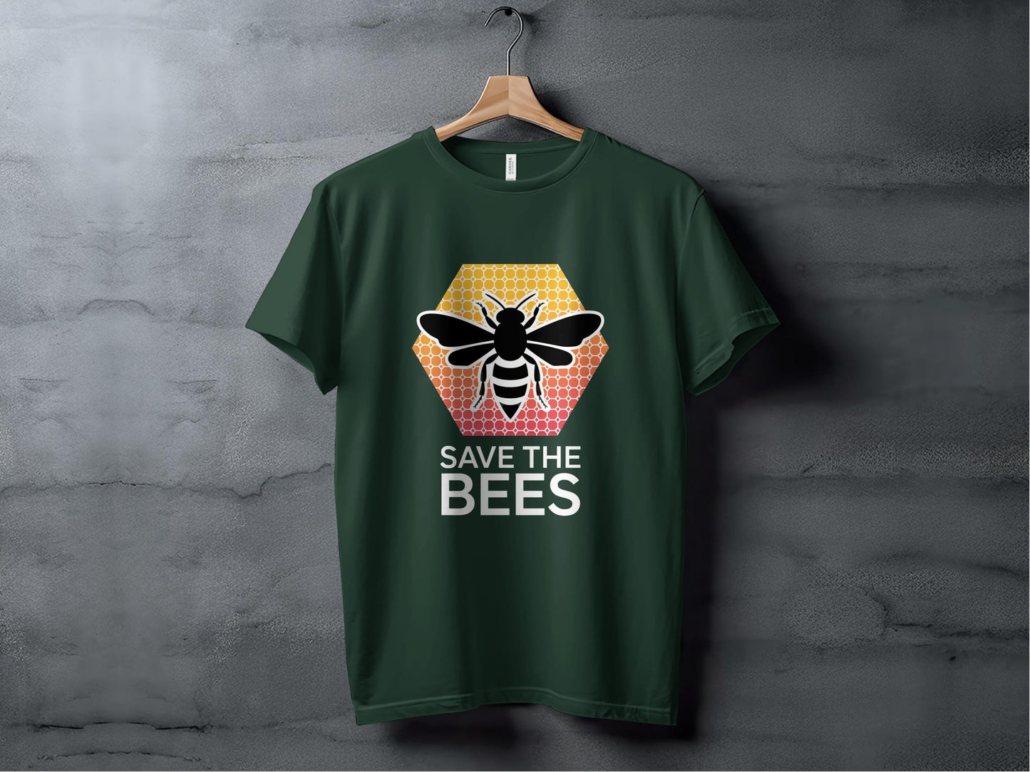 Save the Bees Modern Tee XS / Forest