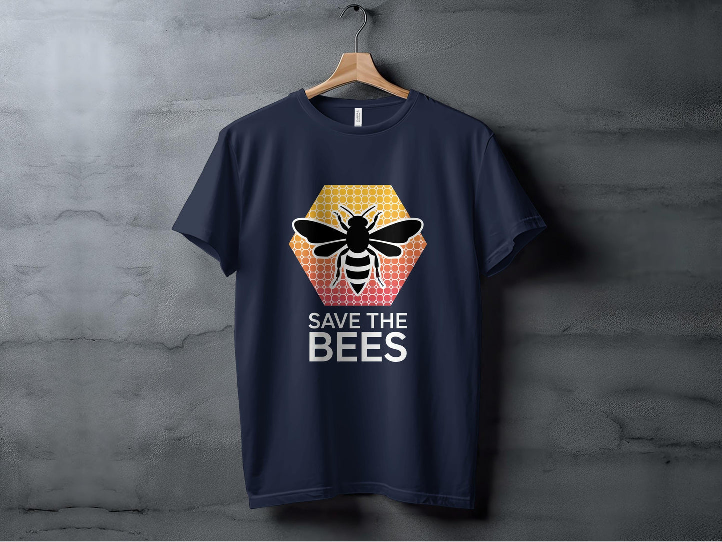 Save the Bees Modern Tee XS / Navy