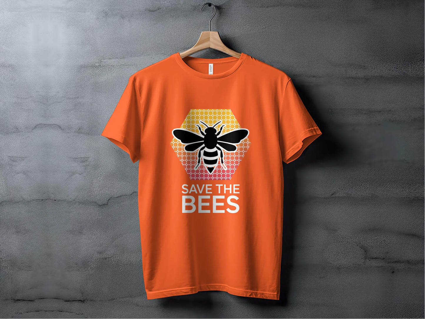 Save the Bees Modern Tee XS / Orange