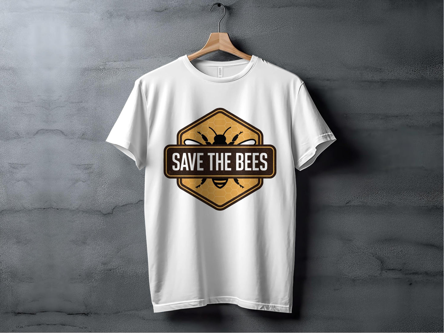 Save the Bees Badge Tee XS / White