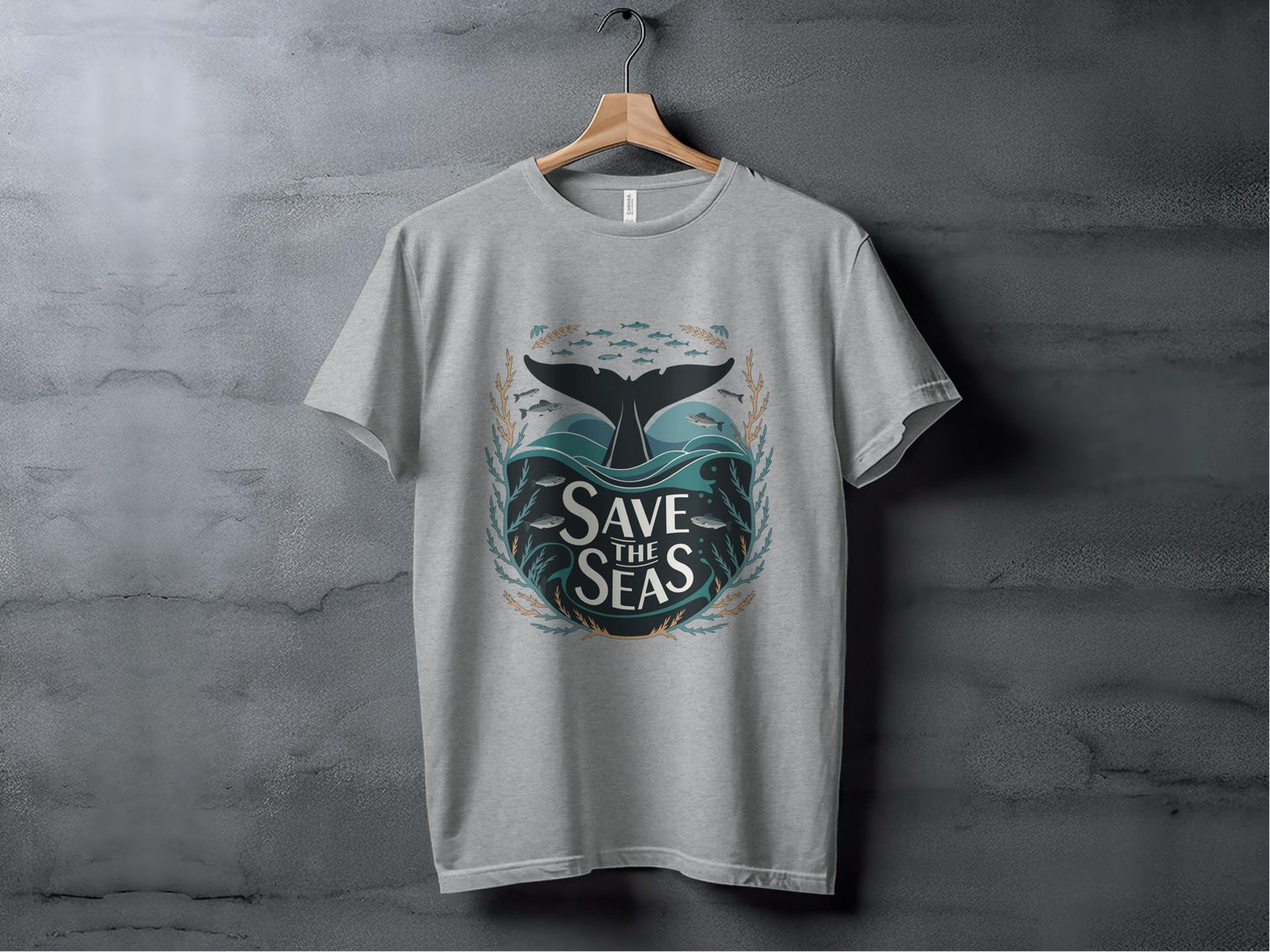 Save the Seas Tee XS / Athletic Heather