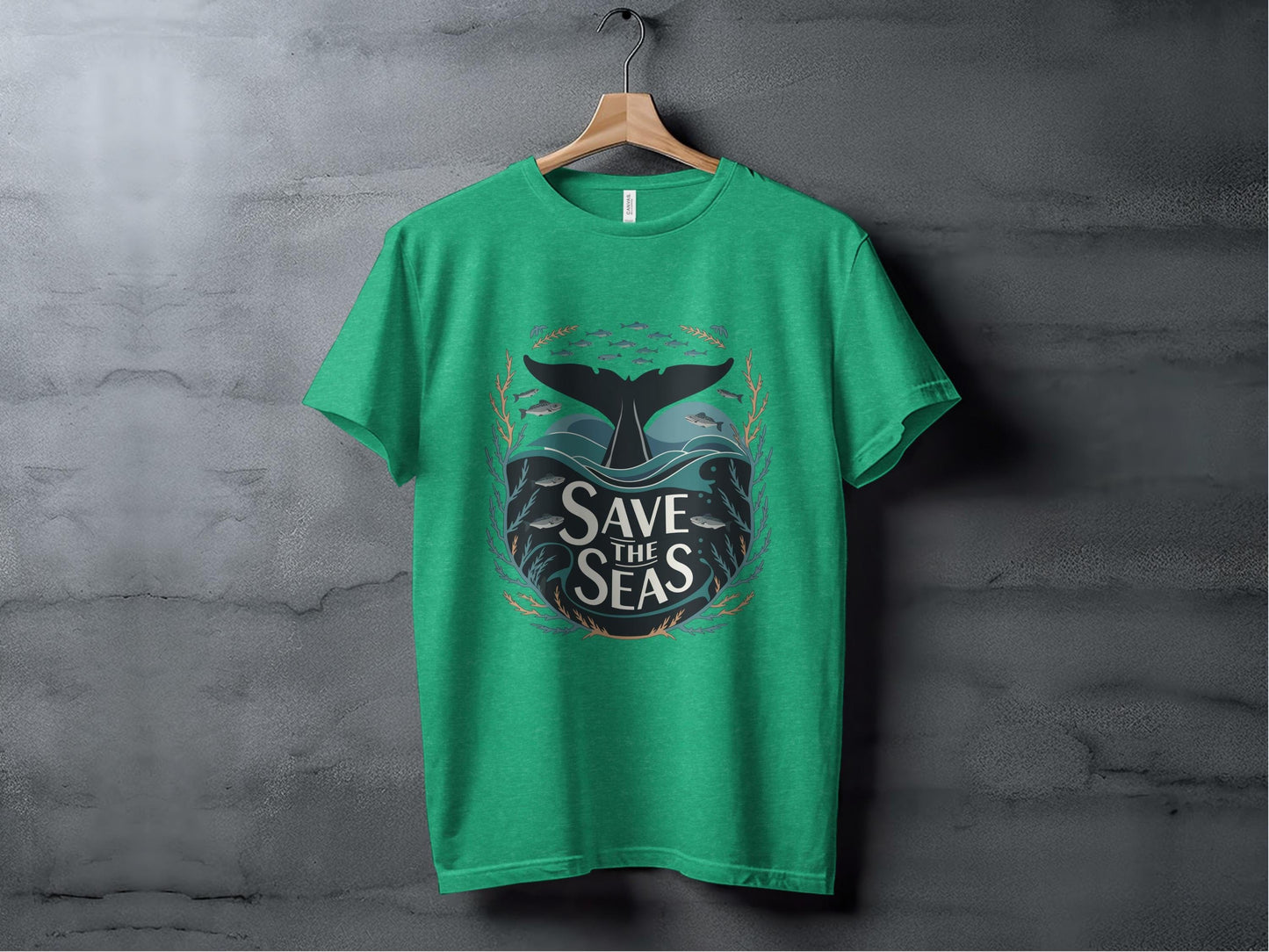 Save the Seas Tee XS / Heather Kelly