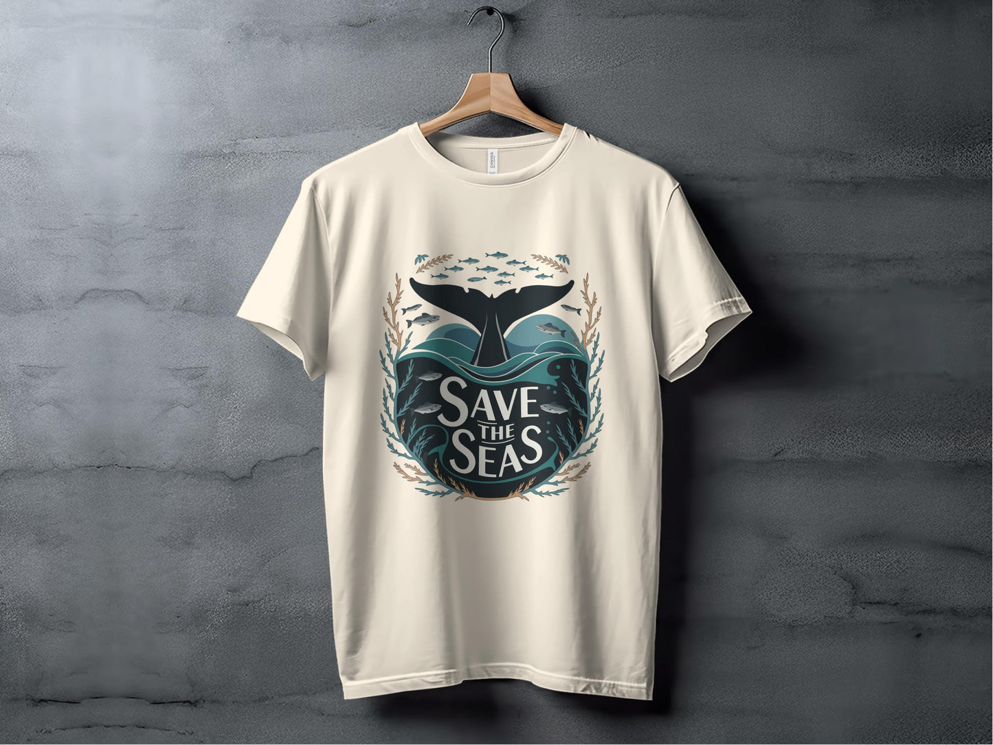 Save the Seas Tee XS / Natural