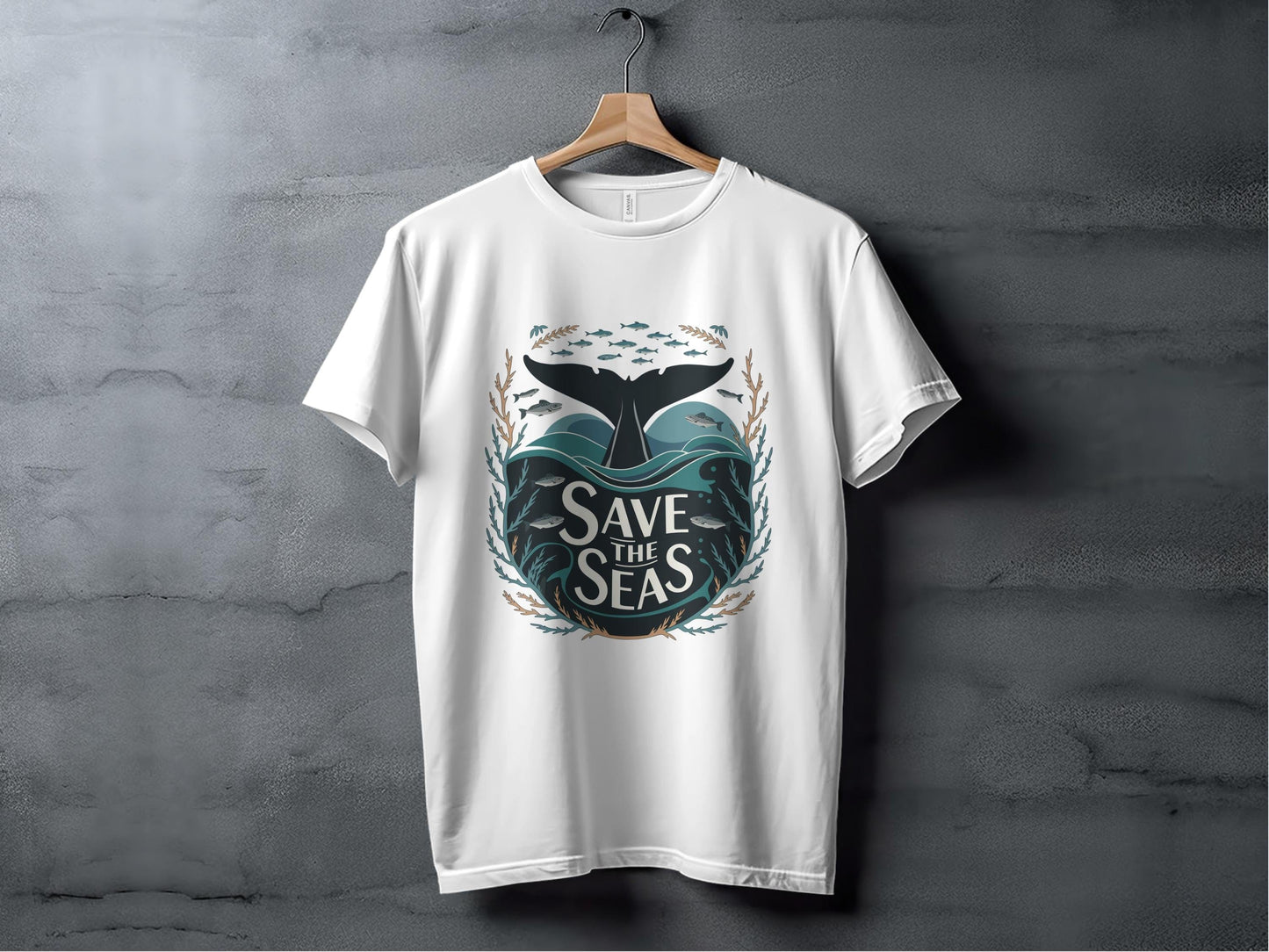 Save the Seas Tee XS / White