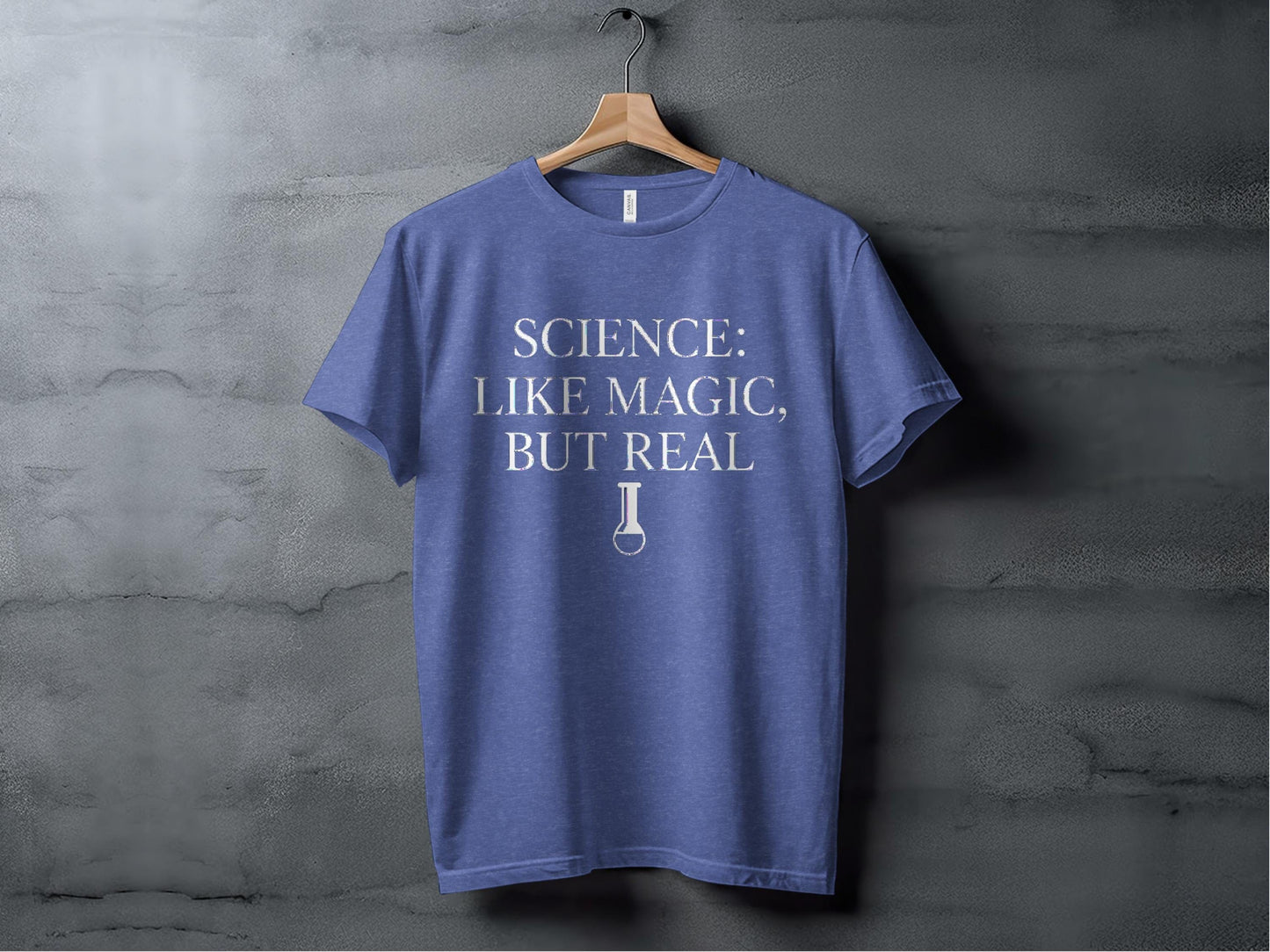 Science: Like Magic, But Real Tee XS / Heather True Royal