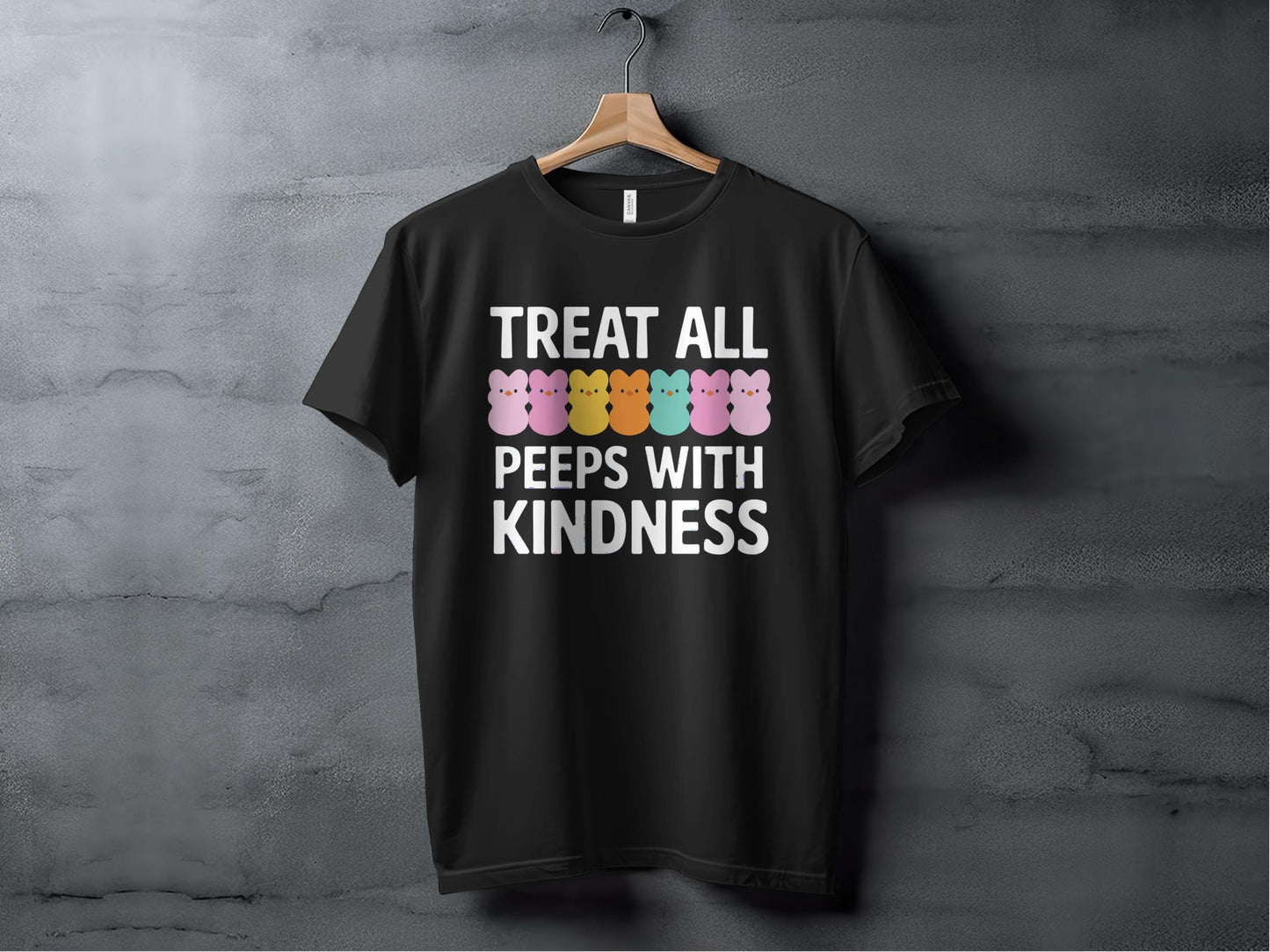 Treat All Peeps With Kindness Tee XS / Black