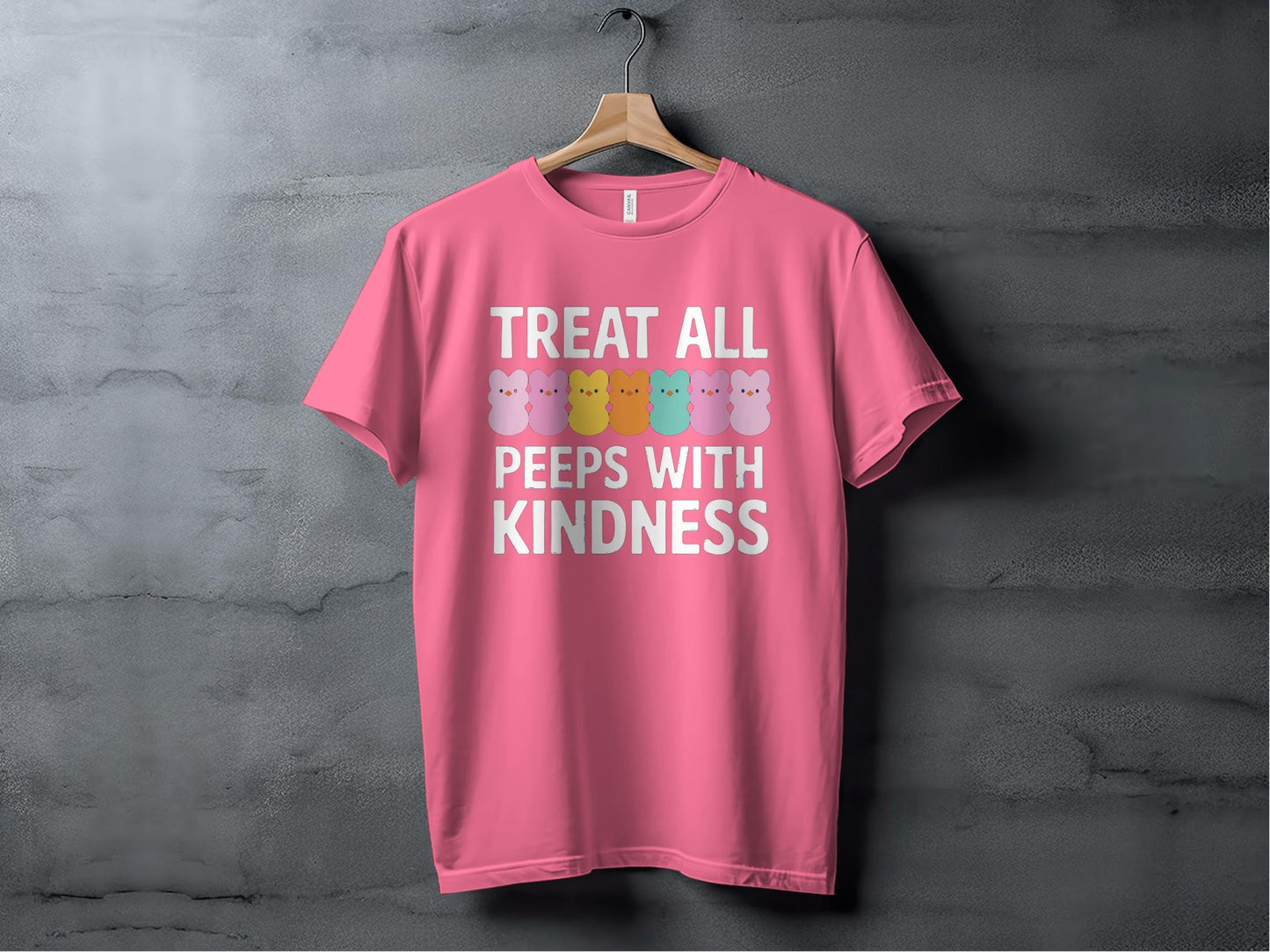 Treat All Peeps With Kindness Tee XS / Charity Pink
