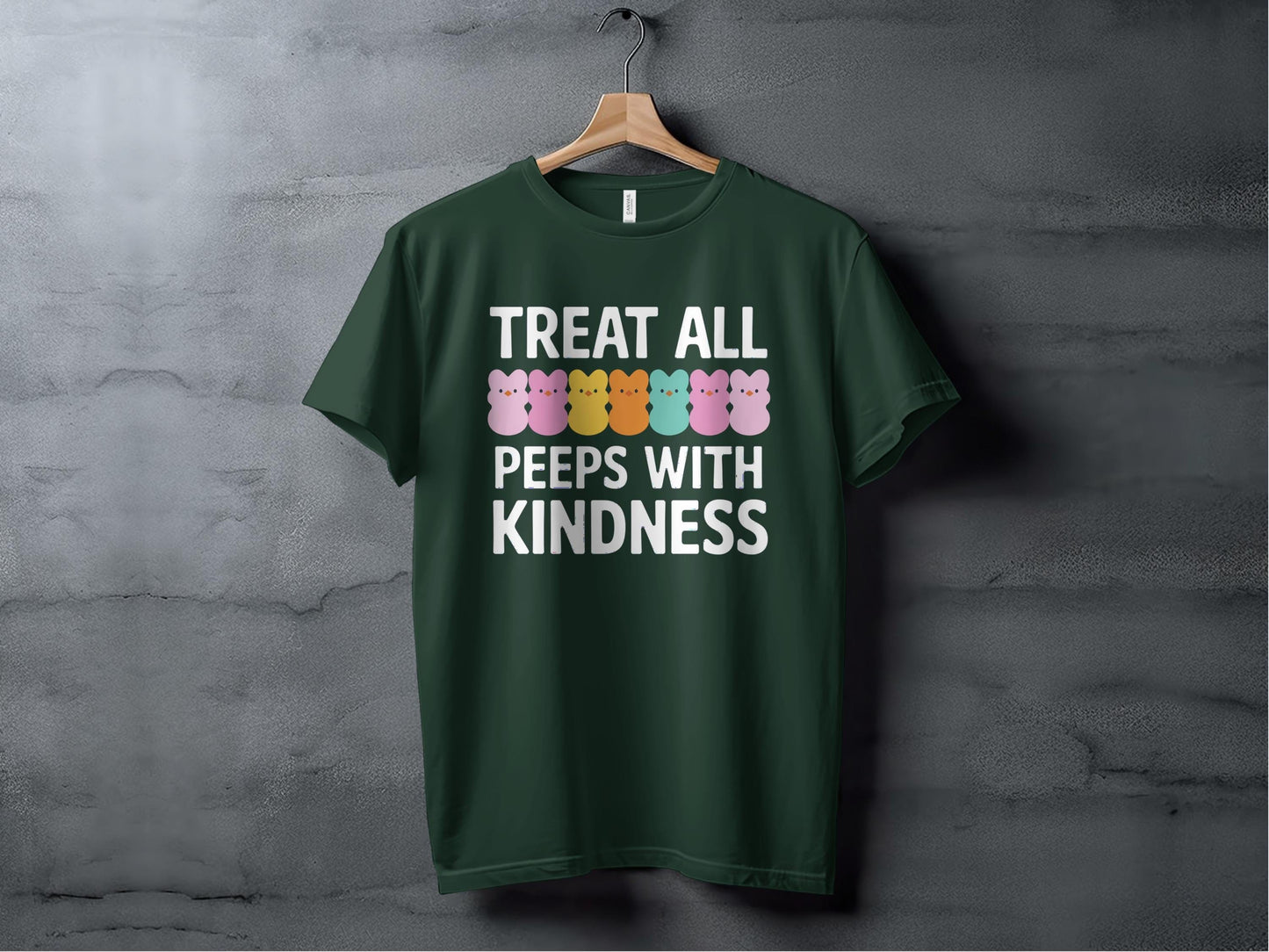 Treat All Peeps With Kindness Tee XS / Forest