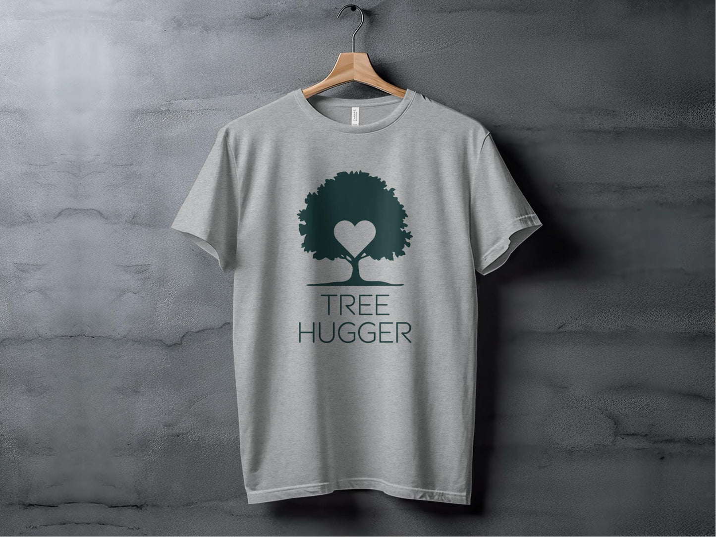 Tree Hugger Silhouette Tee XS / Athletic Heather