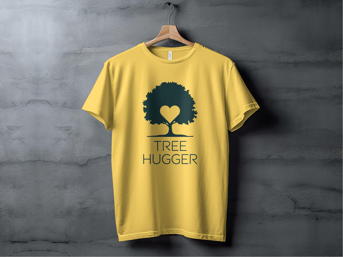 Tree Hugger Silhouette Tee XS / Yellow