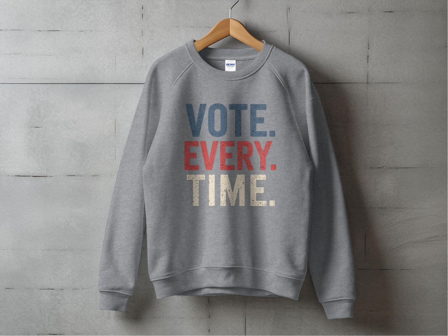Vote Every Time Sweatshirt S / Heather Graphite
