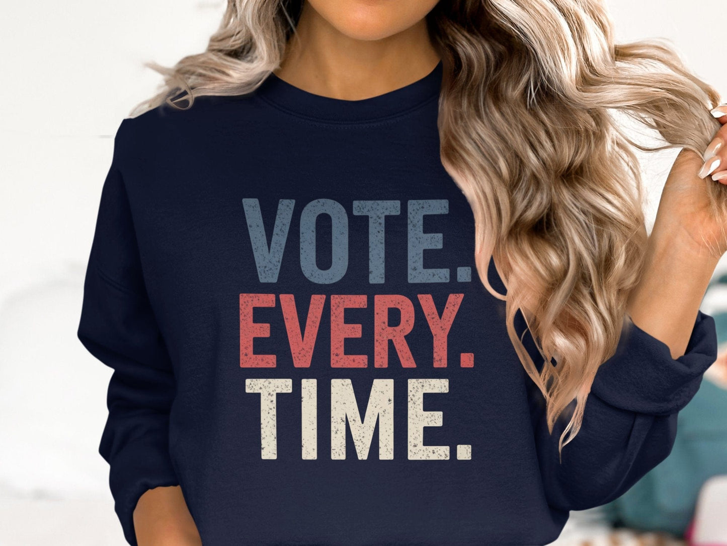 Vote Every Time Sweatshirt S / Navy