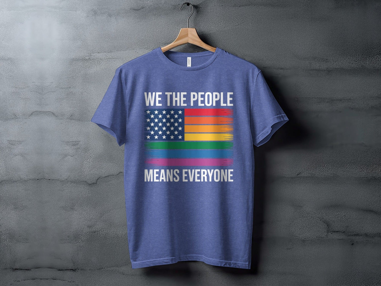 we the people means everyone XS / Heather True Royal