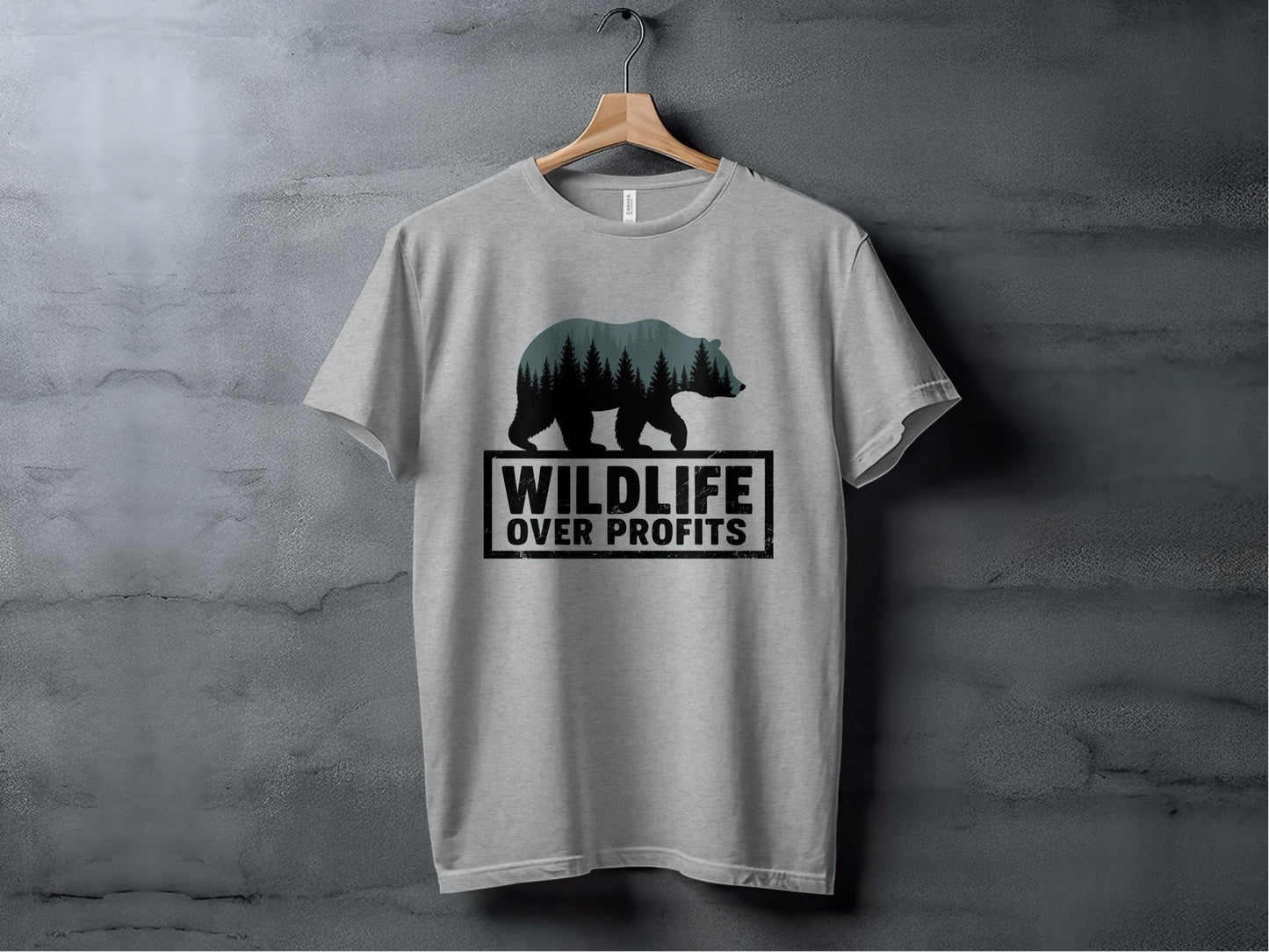 Wildlife Over Profits Tee XS / Athletic Heather