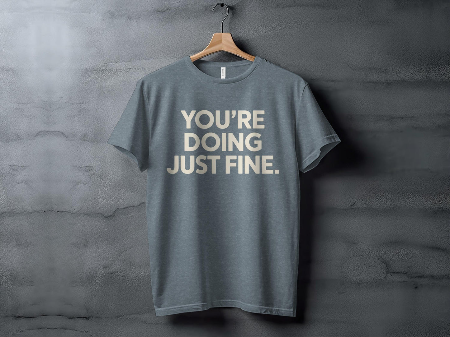 You're doing just fine XS / Heather Slate