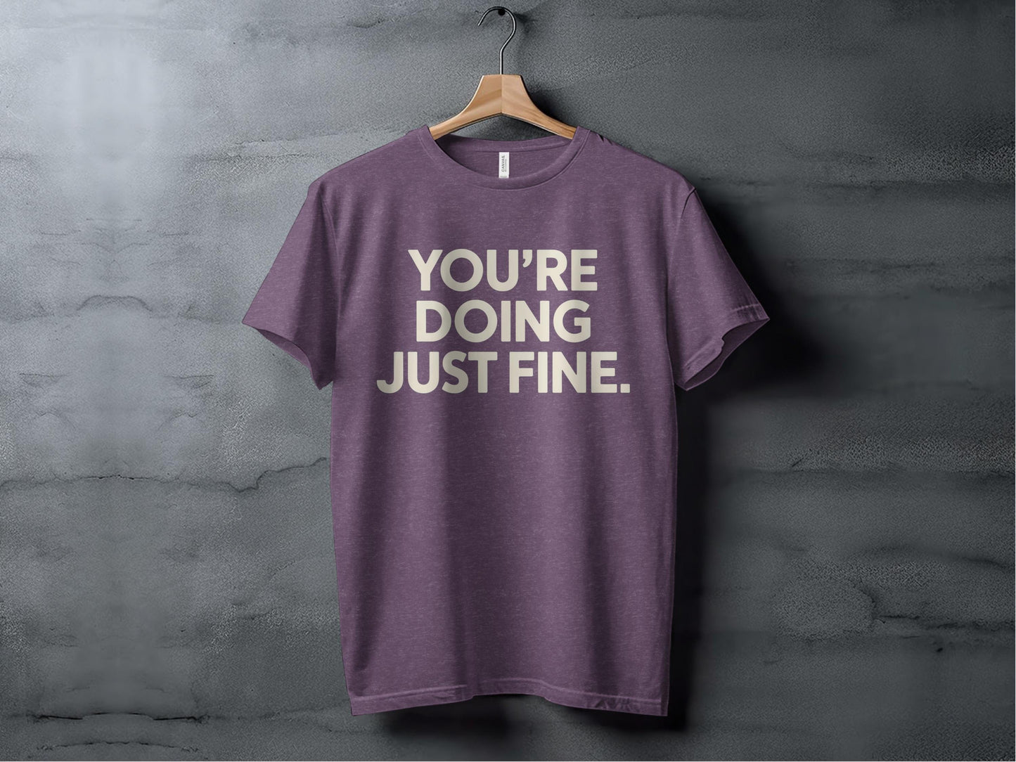 You're doing just fine XS / Heather Team Purple
