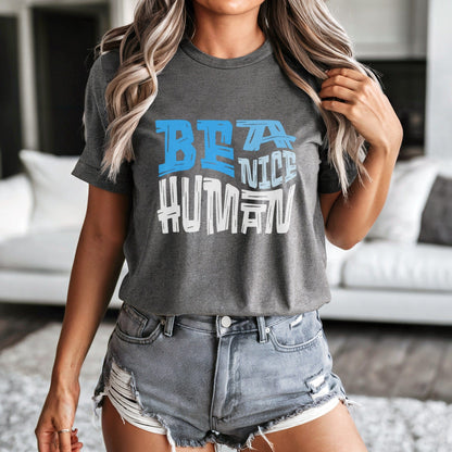 Be a Nice Human XS / Dark Grey Heather