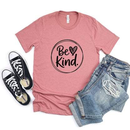 Be Kind Tee XS / Heather Mauve