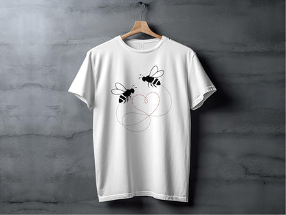 Bee Couple Tee XS / White