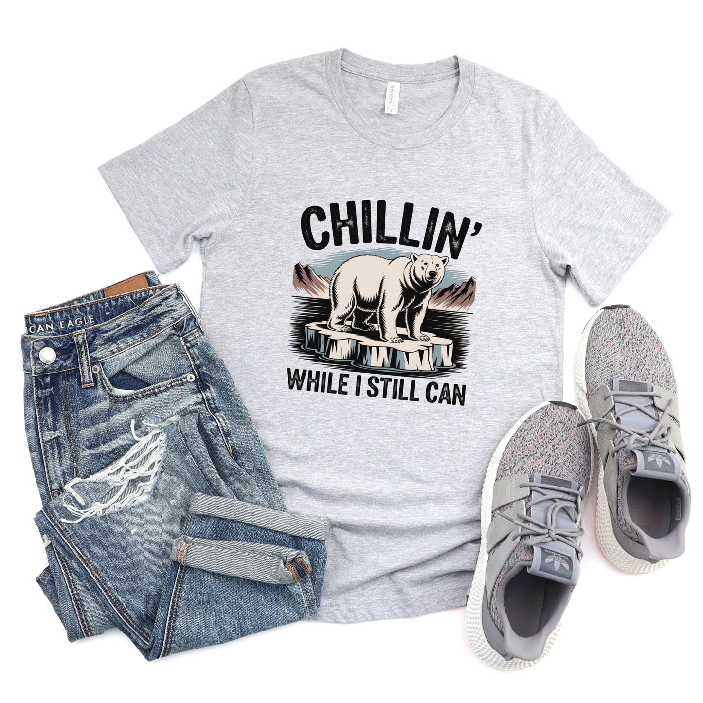 Chillin' While I Still Can Tee XS / Athletic Heather