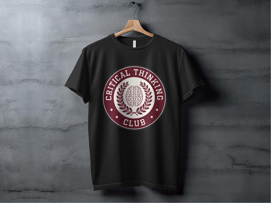Critical Thinking Club Tee XS / Black