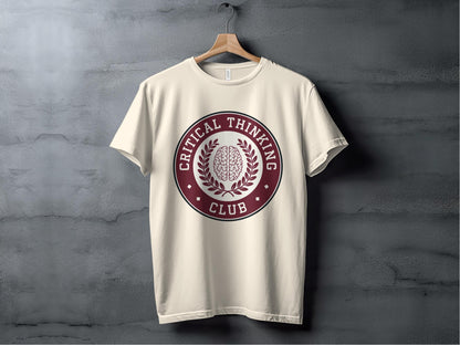 Critical Thinking Club Tee XS / Natural