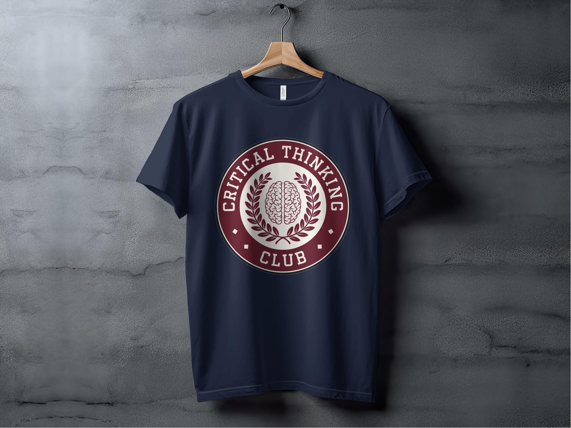 Critical Thinking Club Tee XS / Navy