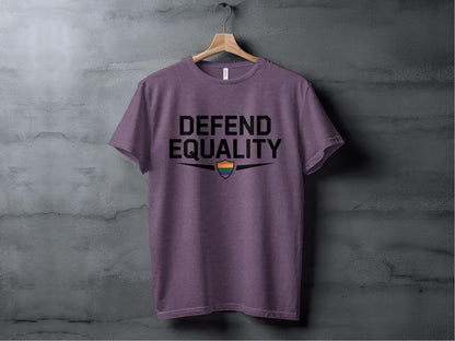 Defend Equality Tee XS / Heather Team Purple