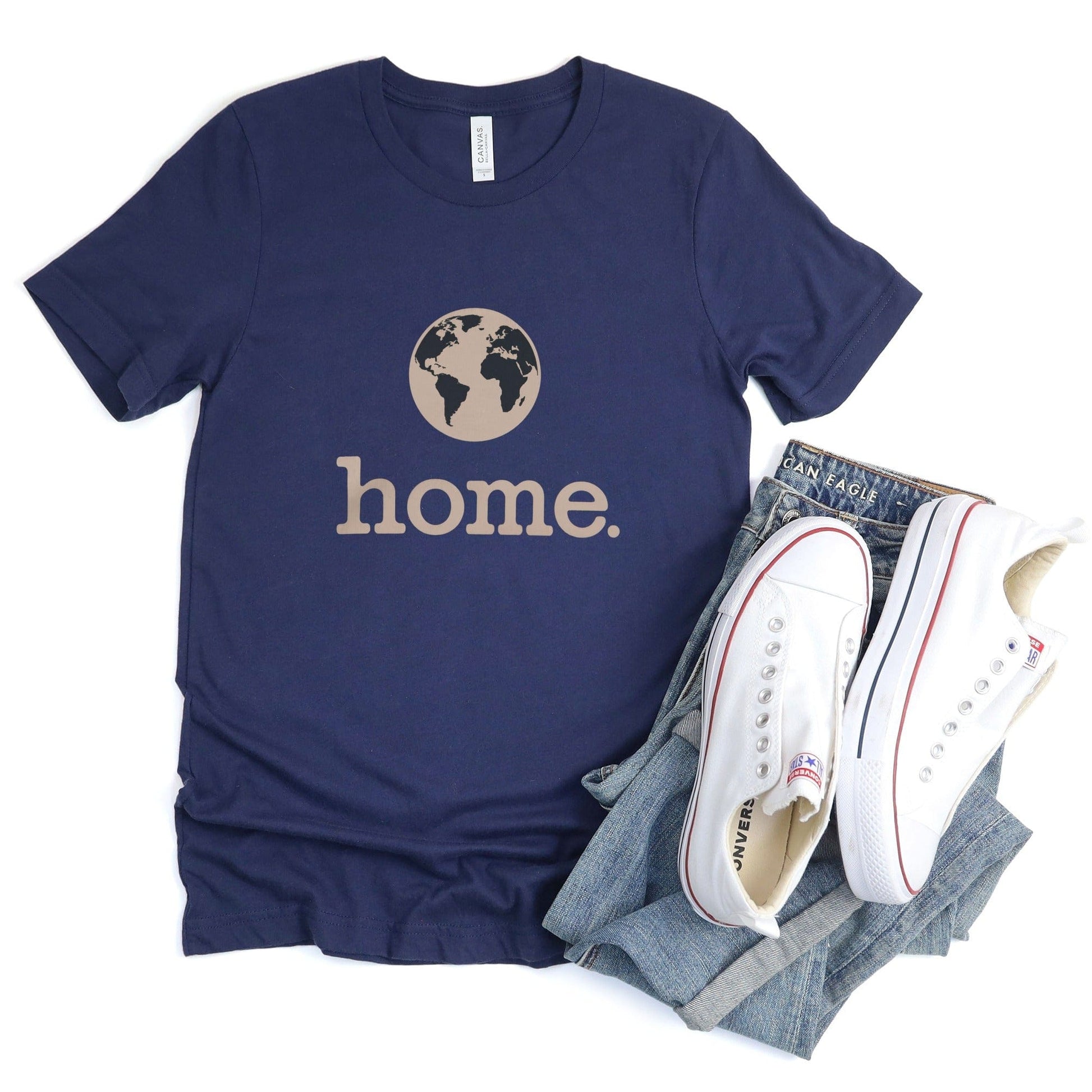 Earth Is Home Tee XS / Navy