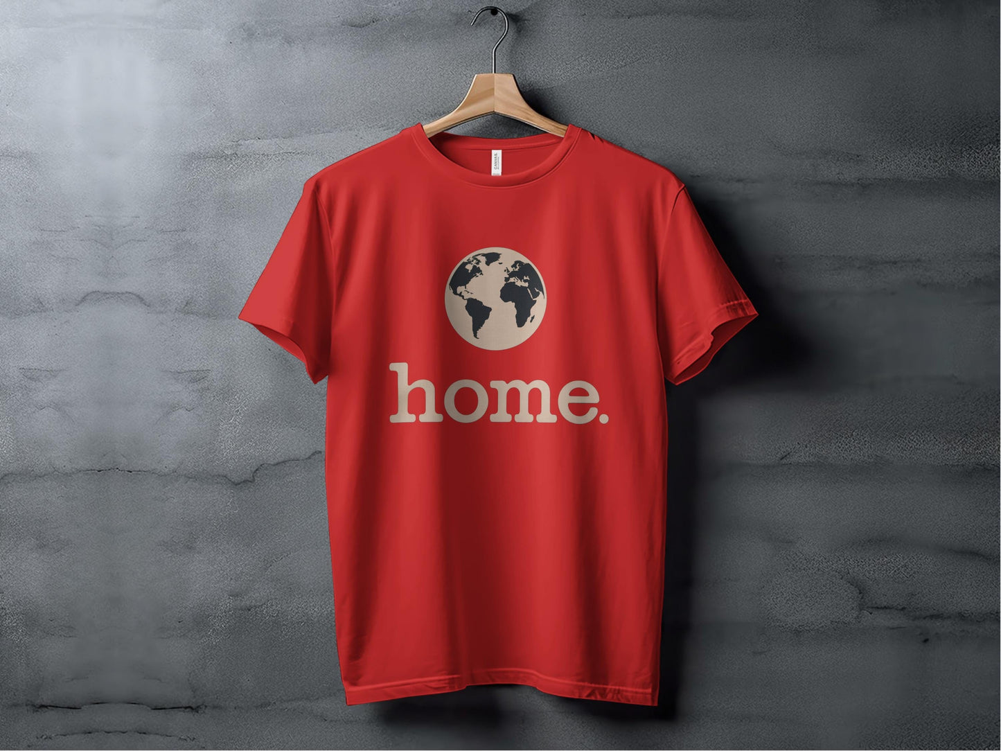 Earth Is Home Tee XS / Red