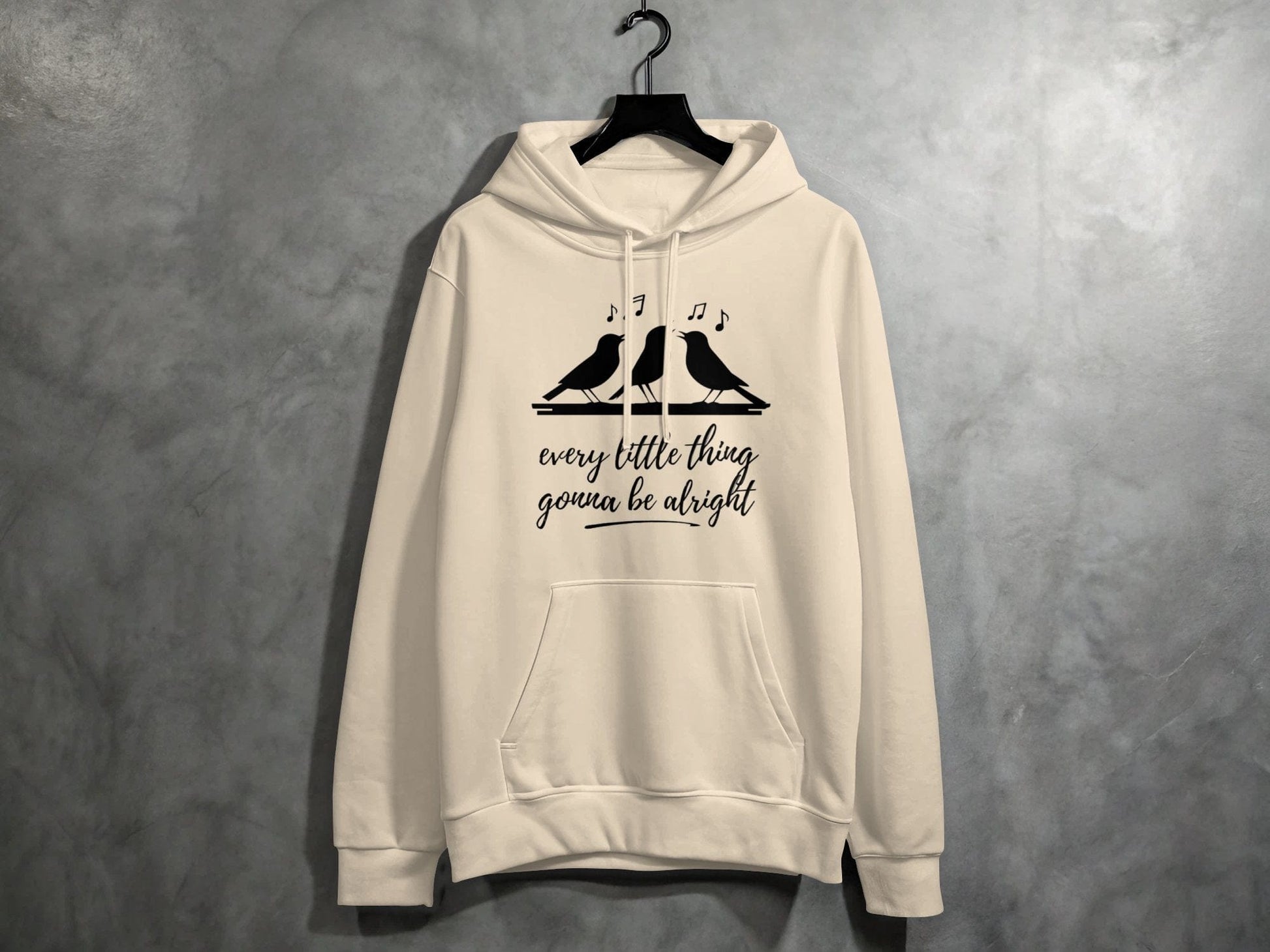 Every Little Thing Gonna Be Alright Hoodie S / Sand