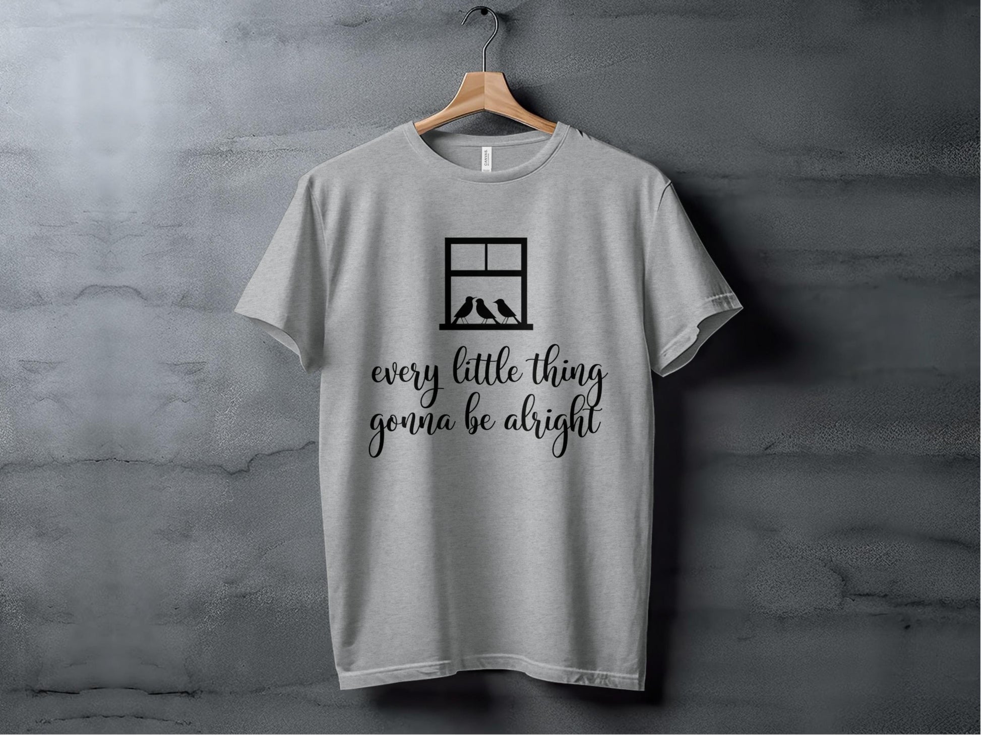 Every Little Thing Gonna Be Alright Window Tee XS / Athletic Heather