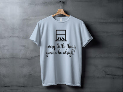 Every Little Thing Gonna Be Alright Window Tee XS / Light Blue