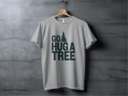 Go Hug a Tree Tee XS / Athletic Heather