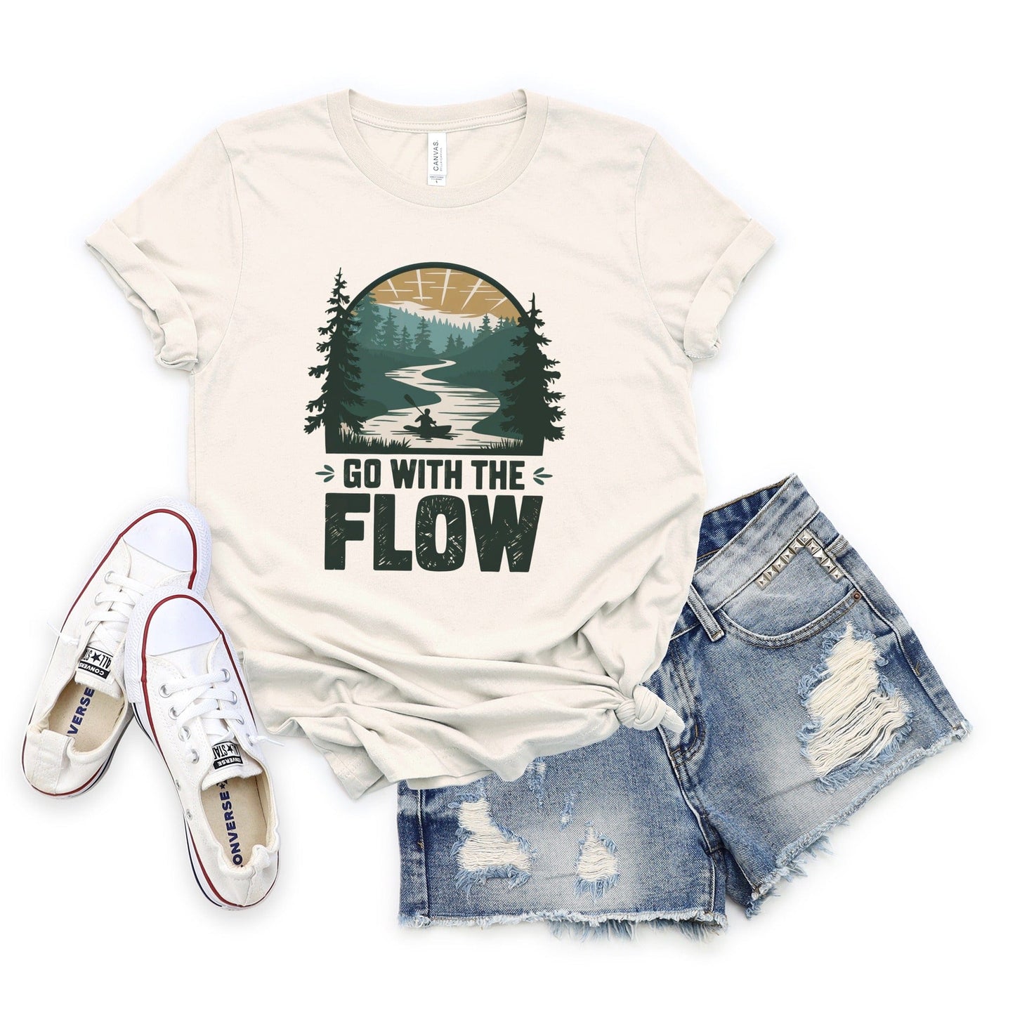 Go With The Flow Tee XS / Natural