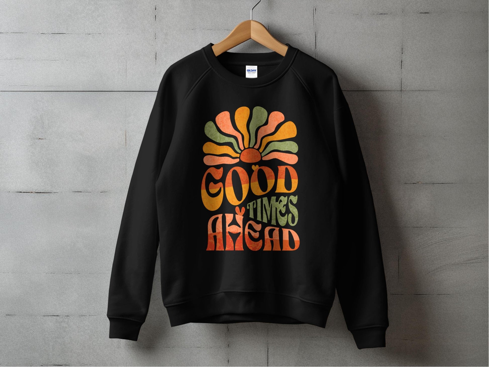 Good Times Ahead Sweatshirt S / Black