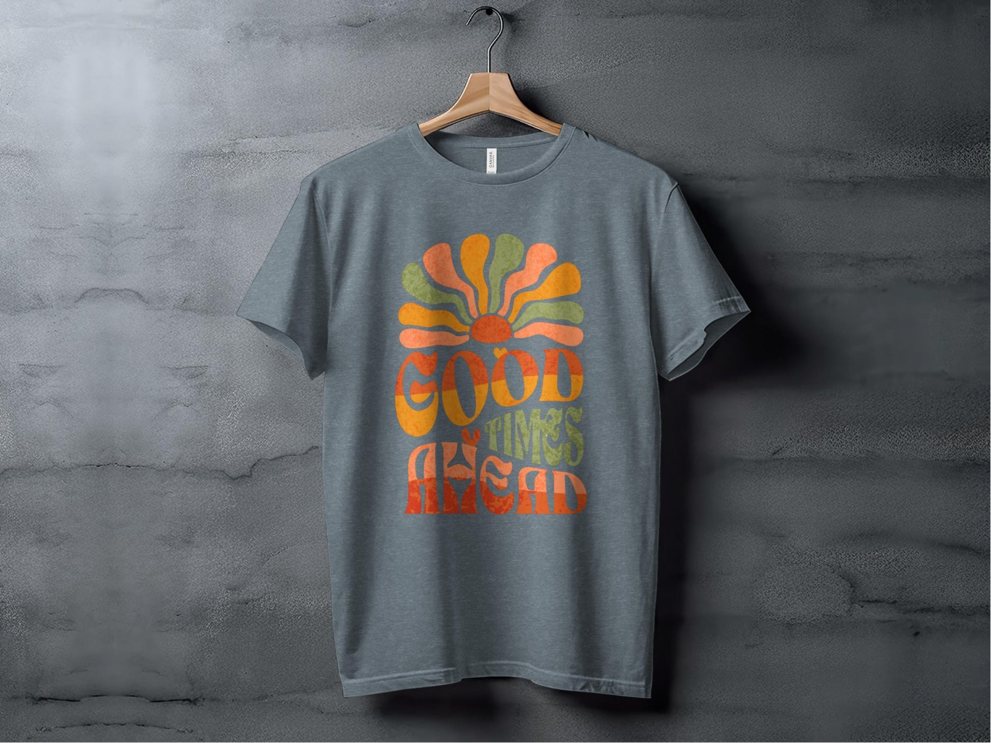 Good Times Ahead Tee XS / Heather Slate