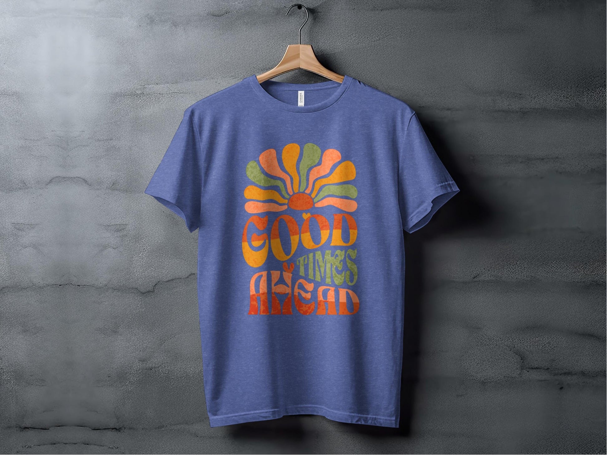 Good Times Ahead Tee XS / Heather True Royal
