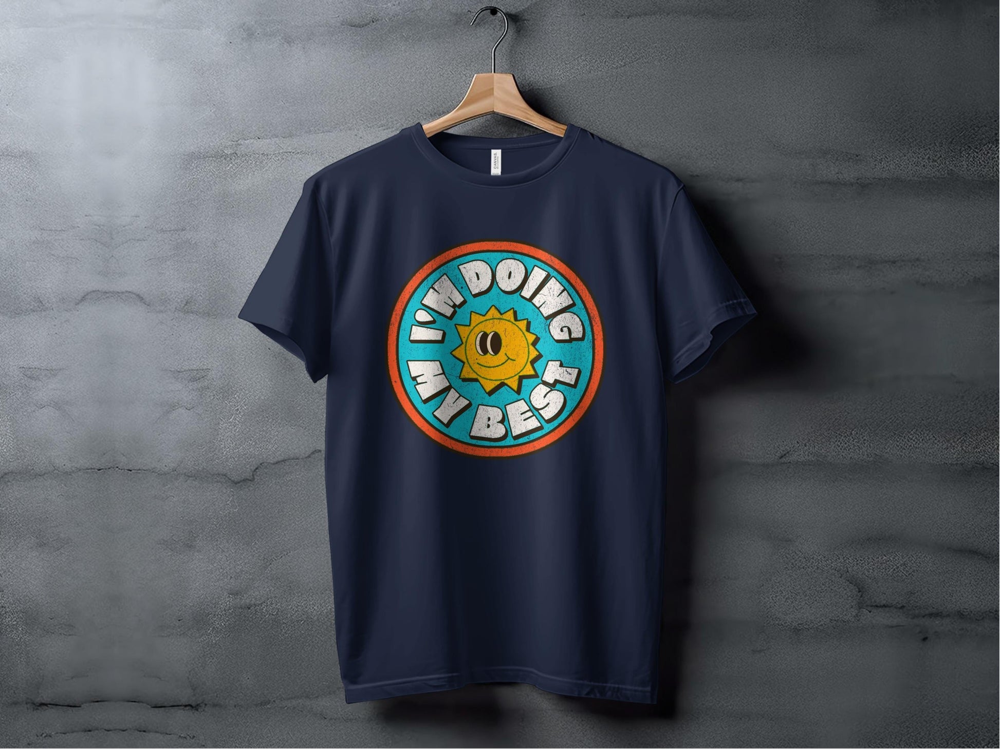 I'm Doing My Best Tee XS / Navy